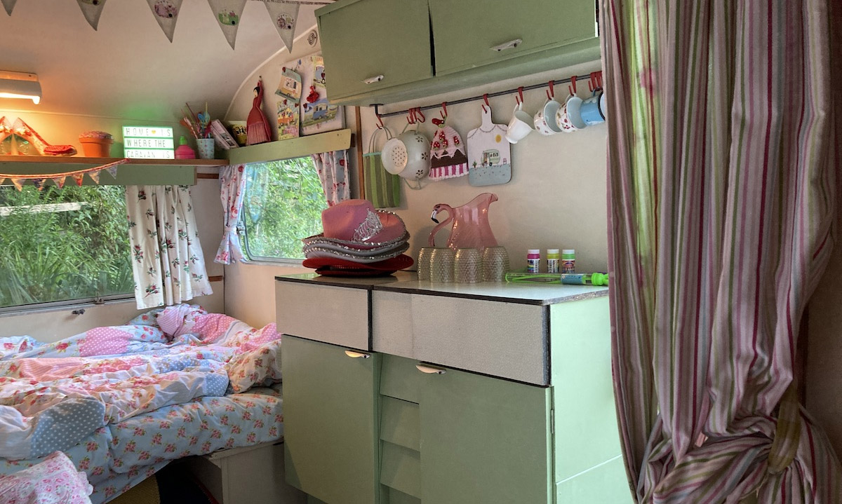 Rosie caravan interior